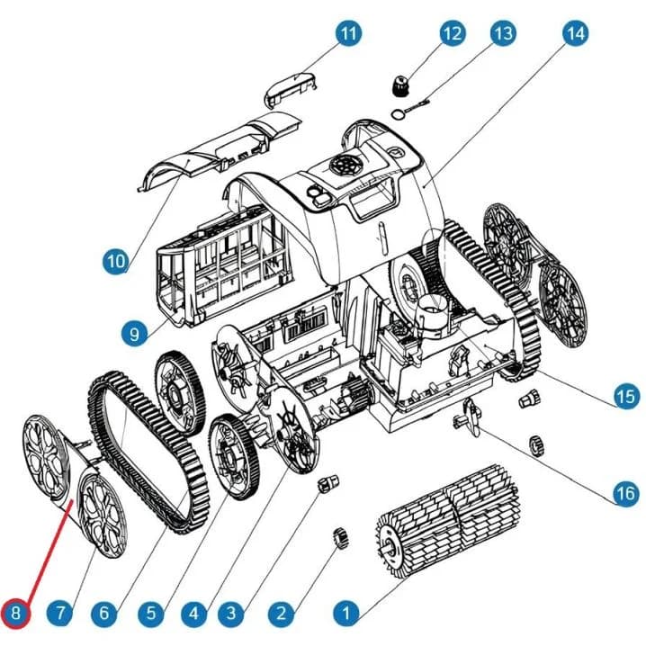 Image for Бічна кришка до пилососа Cyclone C1 Pro (S.WY3312Pro.06.005)