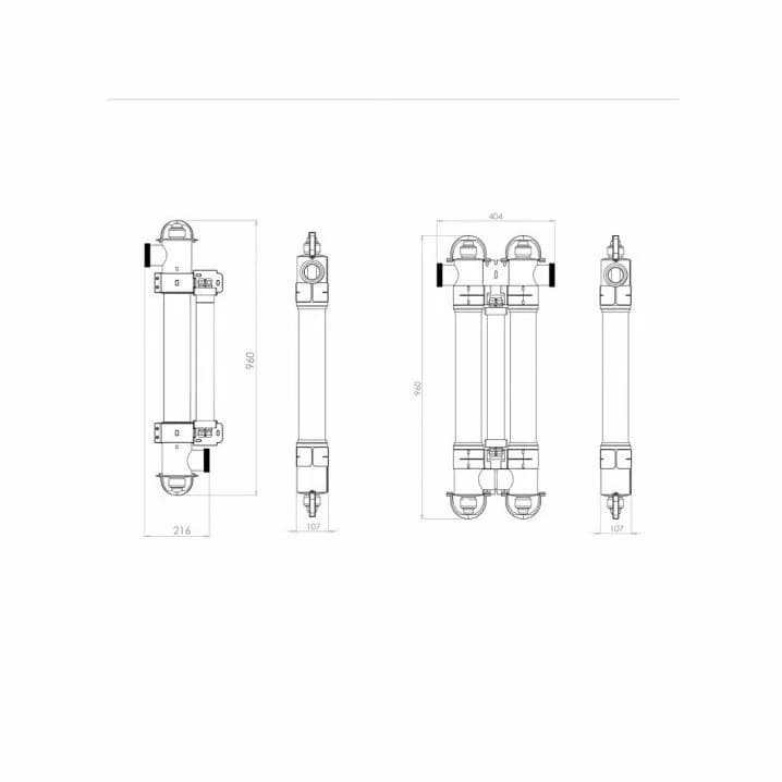 Image for Ультрафіолетова установка Elecro Steriliser UV-C HRP-55-EU + DLife indicator + дозуючий насос (16 м3/год, 55 Вт)