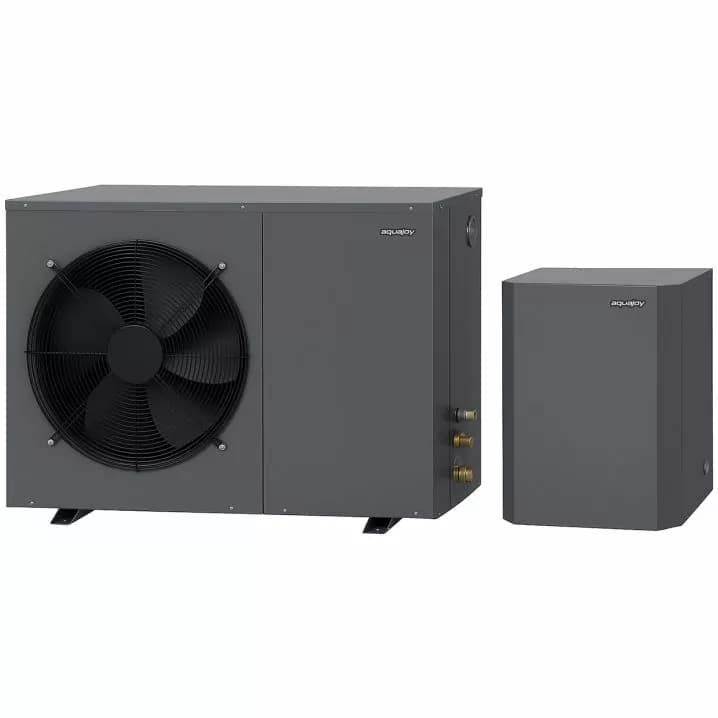Інверторний тепловий насос для дому Aquajoy Comfort 10 (10 кВт), циркуляційний насос + триходовий клапан