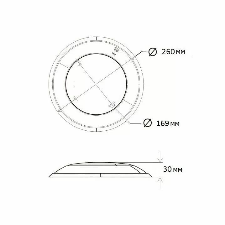 Image for Прожектор світлодіодний Aquaviva HT201S 546LED 36 Вт NW (AISI-316) із закладною