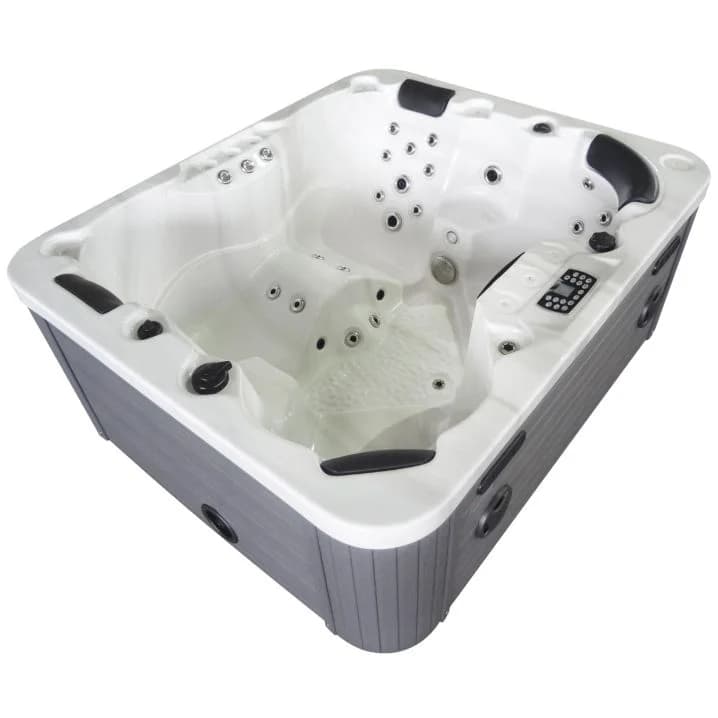 Image for СПА-басейн Aquajoy Como (190х160х82 см), Сріблясто-білий мармур