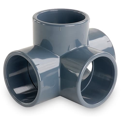 Image for Трійник ПВХ Hidroten 4V, 1001305, з додатковим відведенням, d63 мм