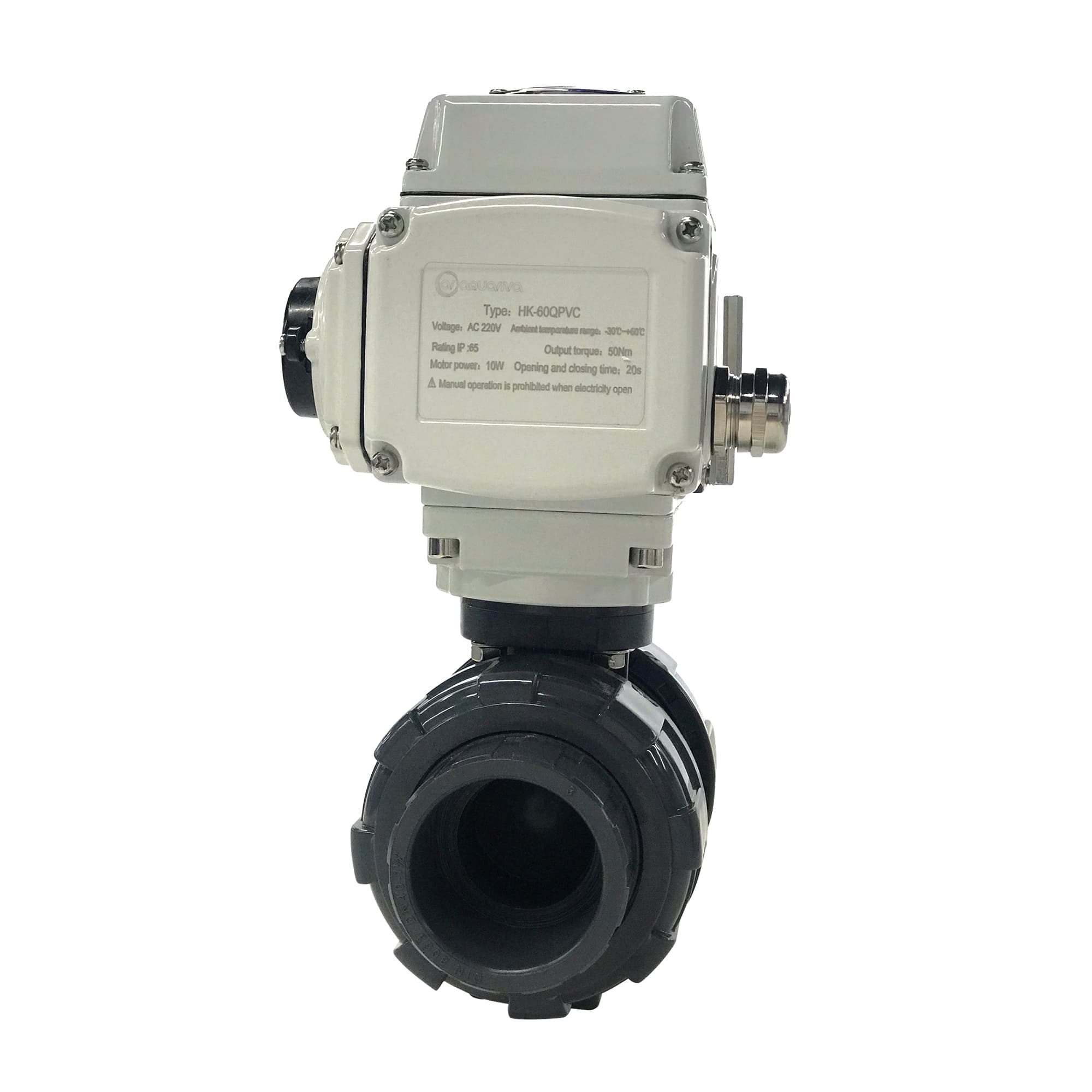 Image for Кран кульовий з електроприводом Aquaviva d75 мм