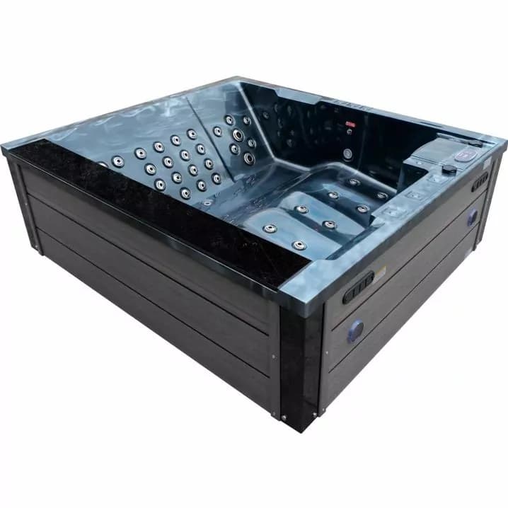 Image for СПА-басейн Aquajoy Venice (215х190х70 см), темний опал, з динаміками та LED-підсвічуванням