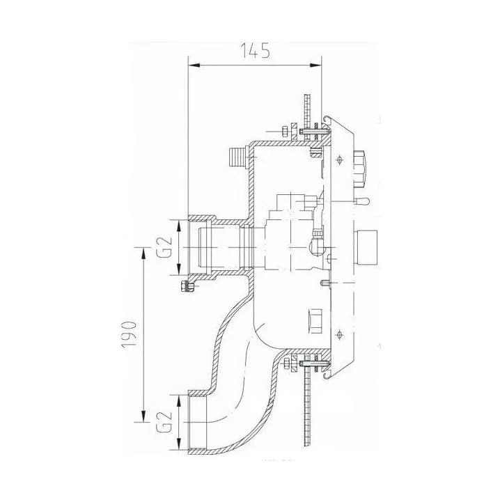 Image for Закладний короб Fitstar 8001051, для протитечії Junior, (збірний басейн, солона вода)