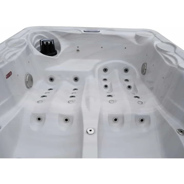 Image for СПА-басейн Aquajoy Bali (210х160х77 см), Сріблясто-білий мармур