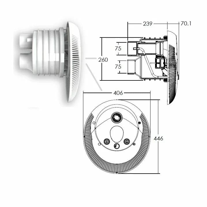 Image for Протитечія Aquaviva WTB400T 80 м3/год (380 В)