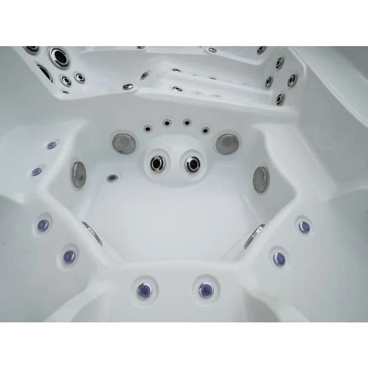 Image for СПА-басейн Aquajoy Saint-Tropez (280х230х95 см), Сріблясто-білий мармур