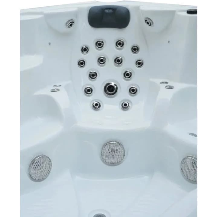 Image for СПА-басейн Aquajoy Borneo (230х230х96 см), Сріблясто-білий мармур