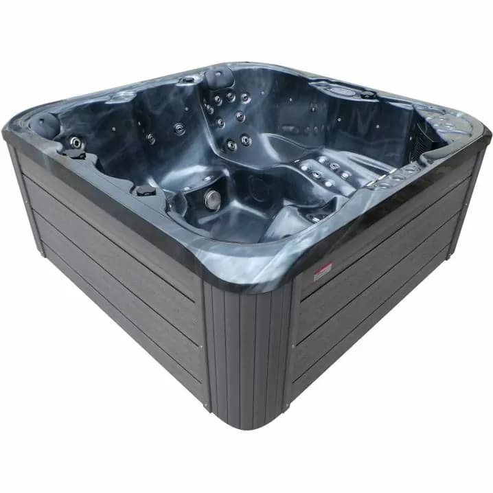 Image for СПА-басейн Aquajoy Riviera (200х200х90 см), темний опал, з динаміками та LED-підсвічуванням