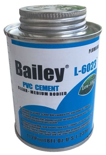 Image for Клей для труб ПВХ Bailey L-6023 237 мл, прозорий