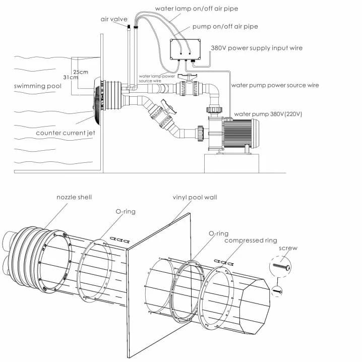 Image for Протитечія Aquaviva WTB400T 80 м3/год (380 В)