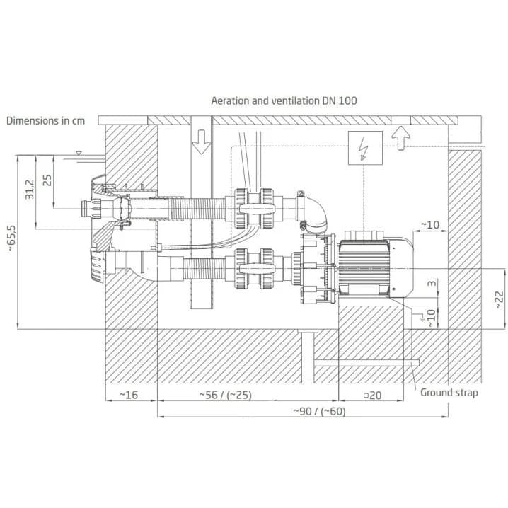 Image for Протитечія Speck BADU Jet Smart 45 м3/год, 380 В