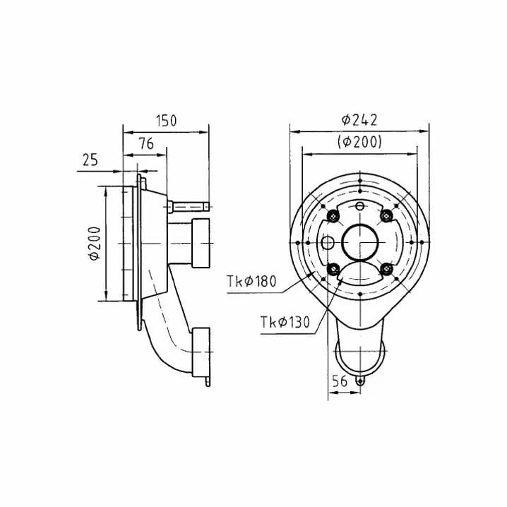 Image for Закладний короб Fitstar 7611550 для Taifun, 150 мм