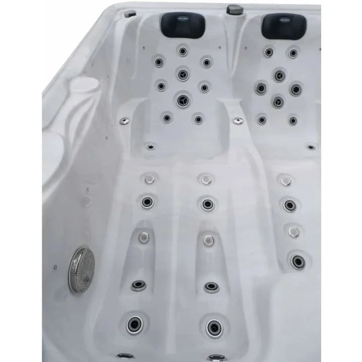 Image for СПА-басейн Aquajoy Bali (210х160х77 см), Сріблясто-білий мармур