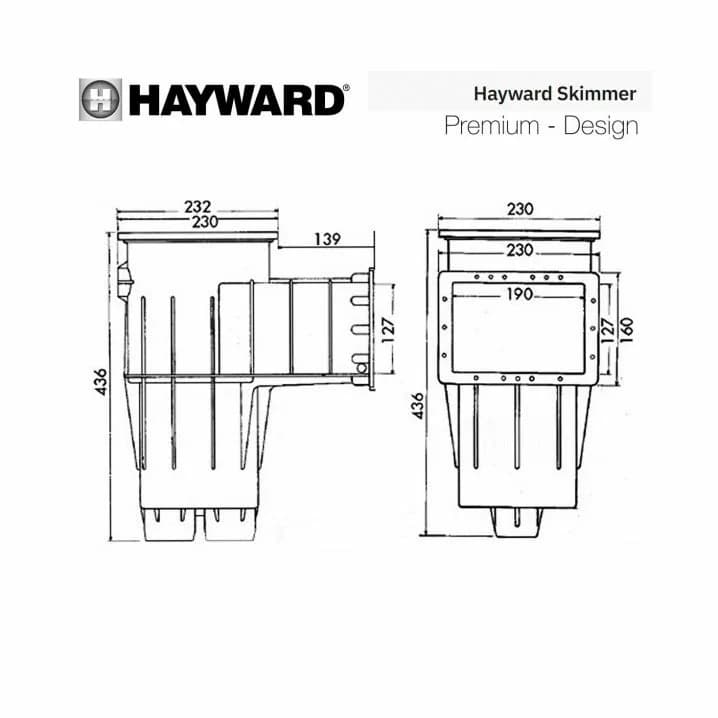 Image for Скімер Hayward 3111 PREMIUM Standart під лайнер
