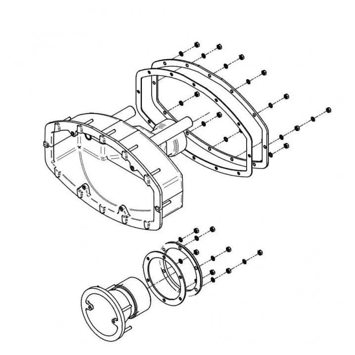 Image for Закладний короб Fitstar 8300351, для протитечії Cyclon/Cyclon-Duo, (збірний басейн, солона вода)