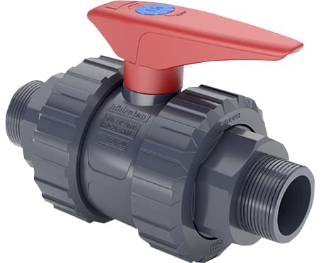 Image for Кран кульовий ПВХ Hidroten 1011102, з різьбовим закінченням, d3/4"-3/4"