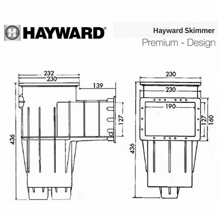 Image for Скімер Hayward 3110 PREMIUM Standart під бетон