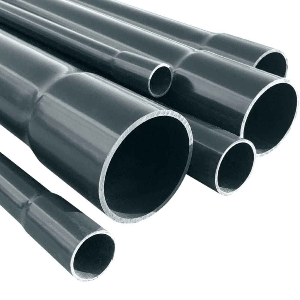 Труба ПВХ (PVC-U) напірна клейова Lareter PN25 d50 мм, без розтруба, 6 м