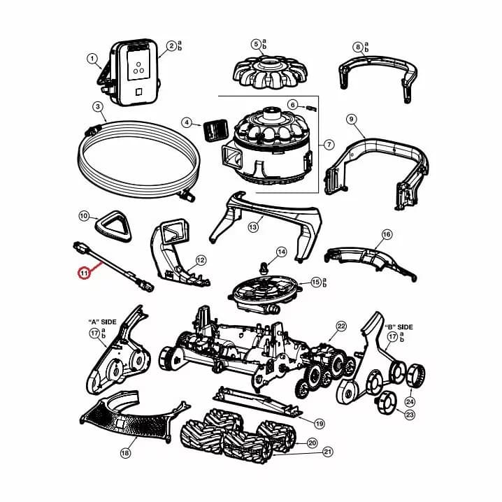 Image for Кабель живлення для пилососа Hayward AquaVac 6, (RCX361251E)