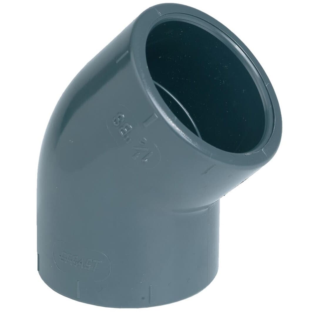 Image for Коліно ПВХ Effast RDRGYD0200 45°, d20 мм
