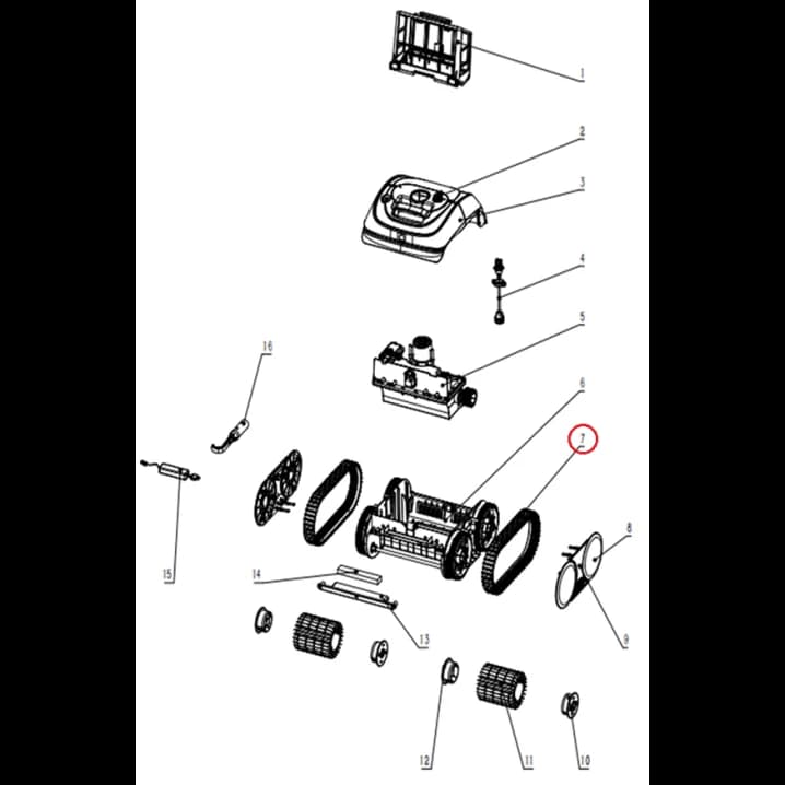 Ремінь для робота-пилососа Wybotics C1 (S.WY3312Pro.14.007)