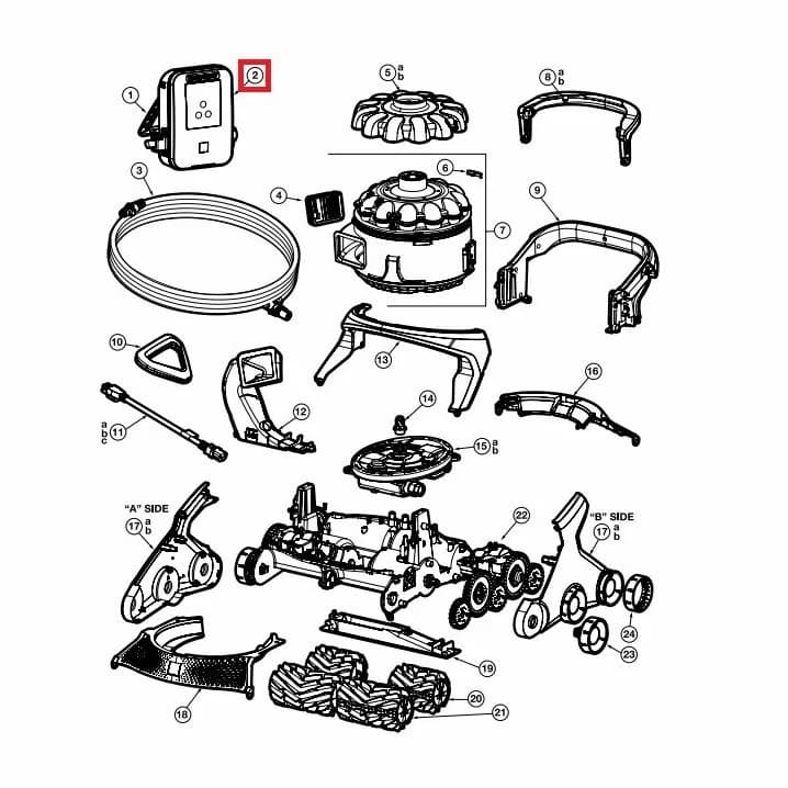 Image for Блок живлення Hayward AquaVac 600, без WiFi (RCX361470)