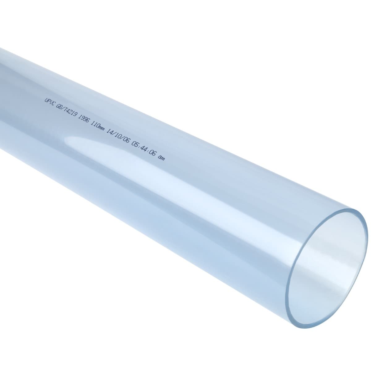 Image for Труба прозора ПВХ (PVC-U) напірна клейова Lareter PN10 d75 мм