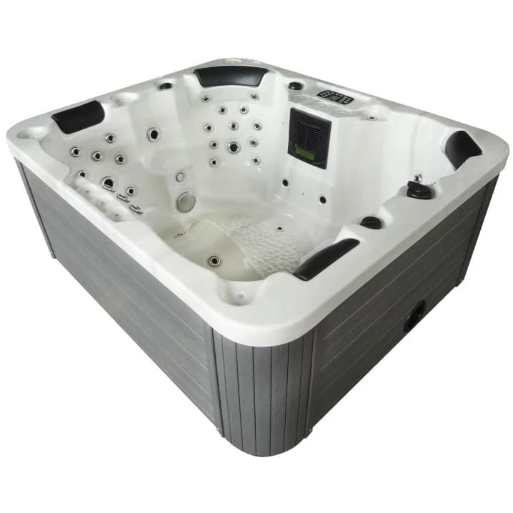 Image for СПА-басейн Aquajoy Como (190х160х82 см), Сріблясто-білий мармур