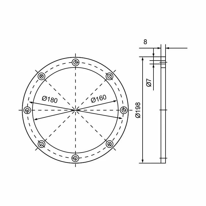 Image for Комплект фланців Fitstar 7980050, для Taifun, Taifun Duo, Taifun Compact