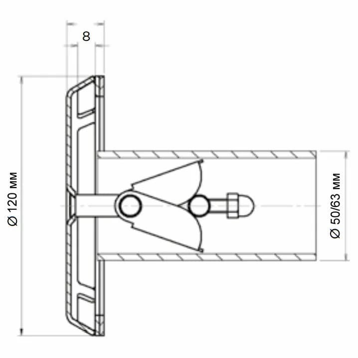 Image for Форсунка Flexinox 87198032 (15 м3/год), під бетон