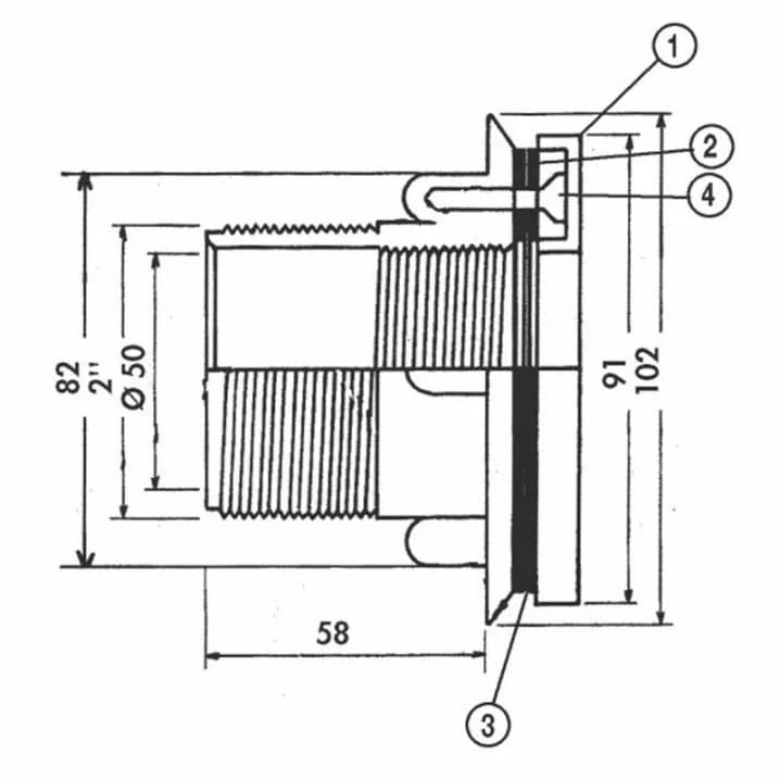 Image for Форсунка пилососна Hayward 3331 під лайнер