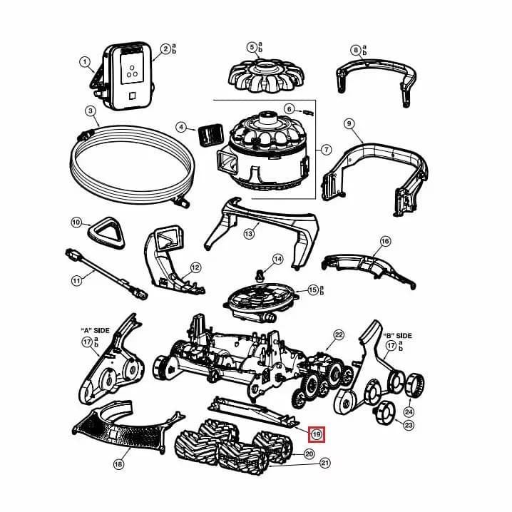 Image for Деталь для забору води для пилососа Hayward AquaVac 650/600 (RCX361109WS239)