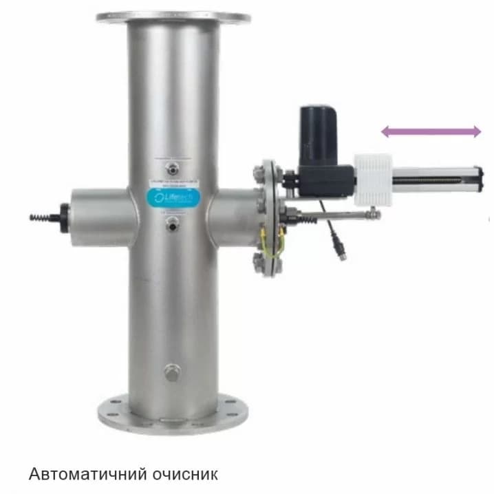 Автоочищення кварцових рукавів LIfetech (385-616 м3/год)