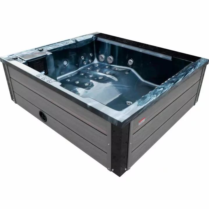 Image for СПА-басейн Aquajoy Venice (215х190х70 см), темний опал, з динаміками та LED-підсвічуванням
