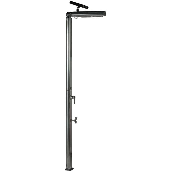 Image for Душ вуличний Aquaviva Quick з LED підсвіткою та мийкою для ніг, алюміній Q825/9007-QL