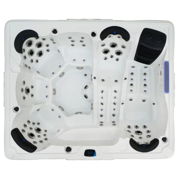 Image for СПА-басейн Aquajoy Saint-Tropez (280х230х95 см), Сріблясто-білий мармур