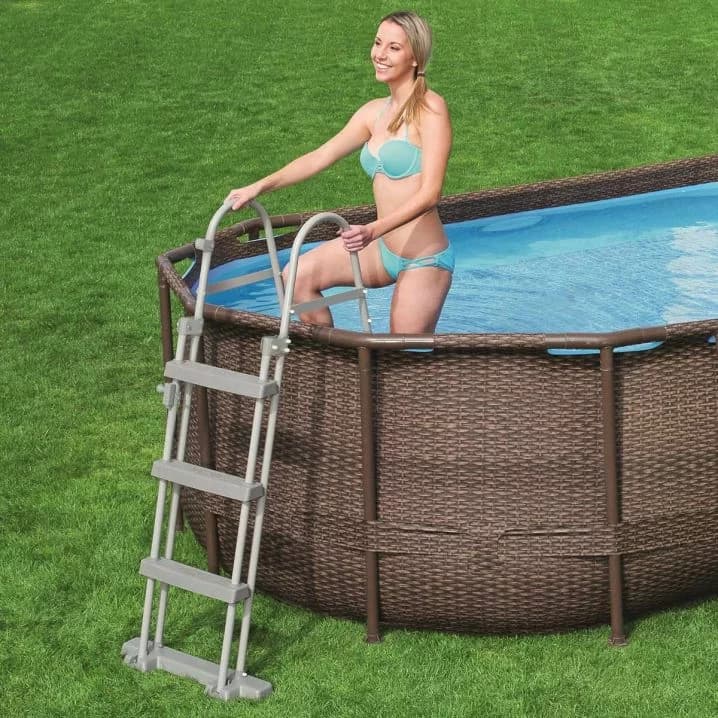 Image for Драбина для басейну Bestway 58330 (107 см, 3 знімні сходинки)