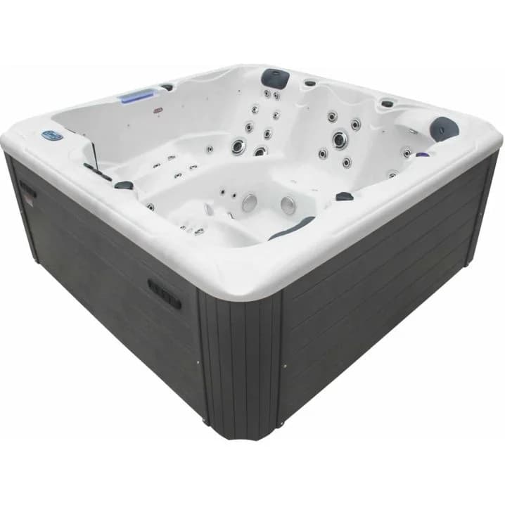 Image for СПА-басейн Aquajoy Santorini (220х220х95 см), Сріблясто-білий мармур