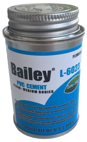 Image for Клей для труб ПВХ Bailey L-6023 118 мл, прозорий