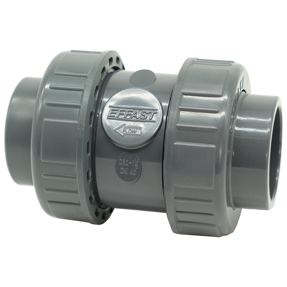Image for Зворотний клапан ПВХ Effast CDRCBD0160 кульовий, з ущільненням EPDM, d16