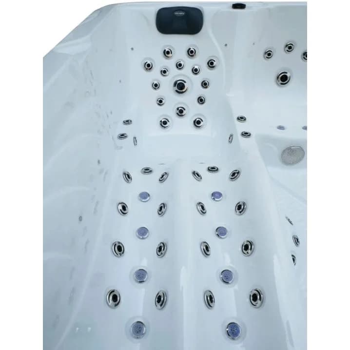 Image for СПА-басейн Aquajoy Borneo (230х230х96 см), Сріблясто-білий мармур