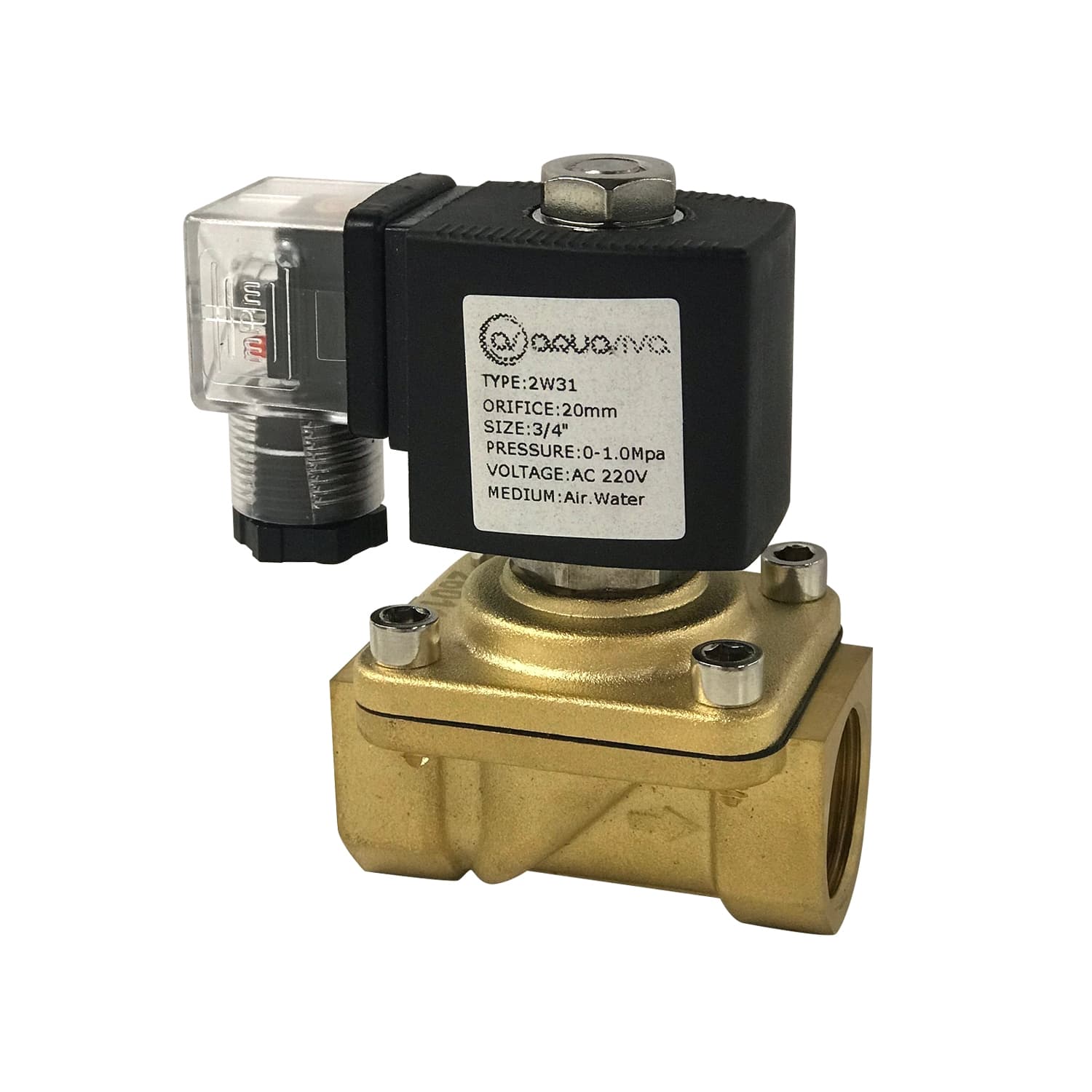 Image for Клапан соленоїдний Aquaviva 2W31 (DN20-3/4) d25 мм