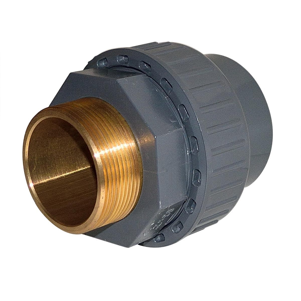 Image for Муфта ПВХ Effast RGRBND032D.N перехідна із зовнішньою різьбою, латунь d32x1"