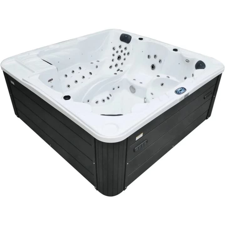 Image for СПА-басейн Aquajoy Borneo (230х230х96 см), Сріблясто-білий мармур