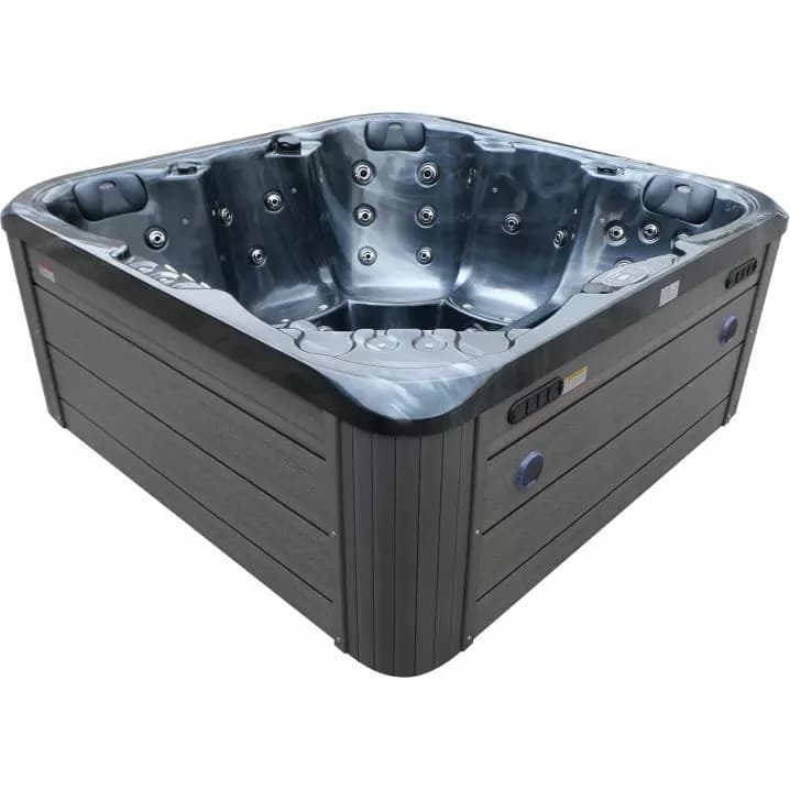 Image for СПА-басейн Aquajoy Riviera (200х200х90 см), темний опал, з динаміками та LED-підсвічуванням