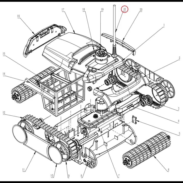 Кабель живлення для робота-пилососа Wybotics WY350 (B.WY360.03.002)