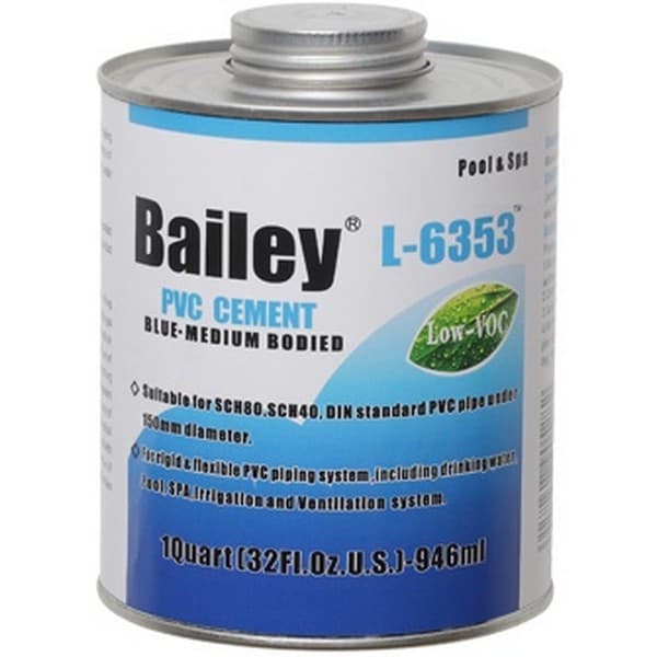 Image for Клей для труб ПВХ Bailey L-6353 118 мл, синій