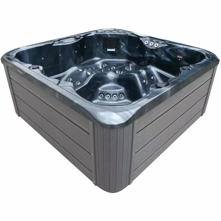 Image for СПА-басейн Aquajoy Riviera (200х200х90 см), темний опал, з динаміками та LED-підсвічуванням